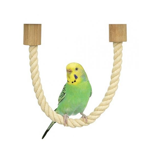 パーチの形を自由に変えて飼育環境に合わせてセッティング