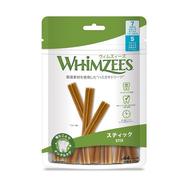 他サイト： 【送料無料】ウィムズィーズ スティックS 小型犬向け(体重7-12kg) 7個入り 105gの商品画像