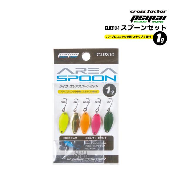 プロマリン（PRO MARINE） サイコ エリアスプーンセット 5個入 ルアー