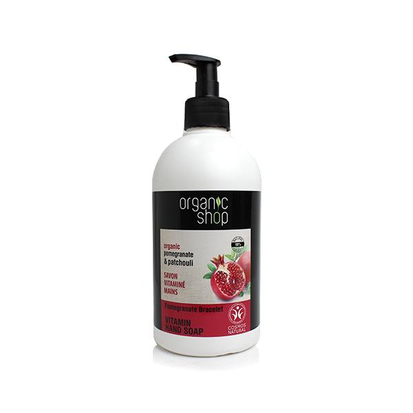 I[KjbNVbv nh\[v I[KjbN |Ol[g  p` 500ml ORGANIC SHOP HAND SOAP POMEGRA [ema]