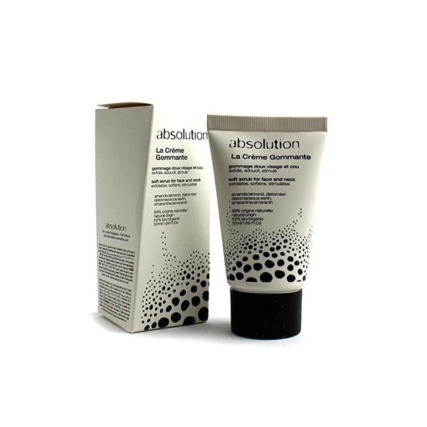 Au\V N[ S}gD \tg tFCX XNu 50ml ABSOLUTION LA CREME GOMMANTE SOFT SCRUB FOR FACE [hv3]