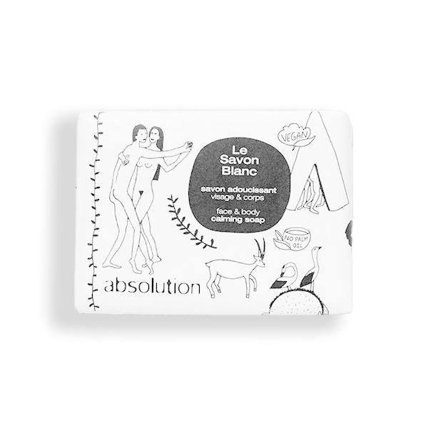 Au\V TH u tFCX {fB \[v 100g ABSOLUTION LE SAVON BLANC FACE  BODY SOAP [fqq]