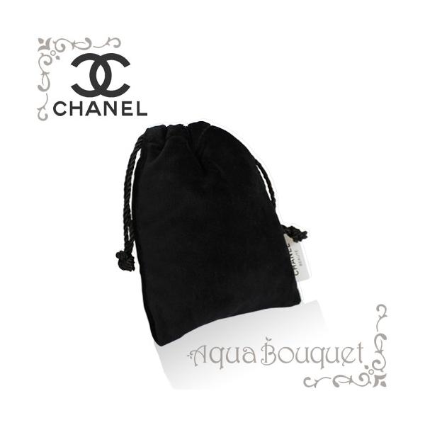 ノベルティ シャネル ミニ巾着 ＃ベロア ブラック CHANEL MINI POUCH