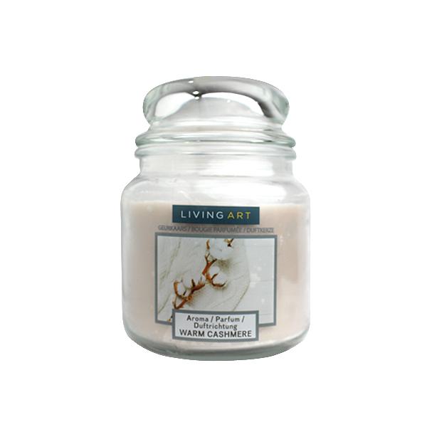 リビングアート キャンドル ウォームカア 400g LIVING ART SCENTED CANDLE WARM CASHMERE [k6k]