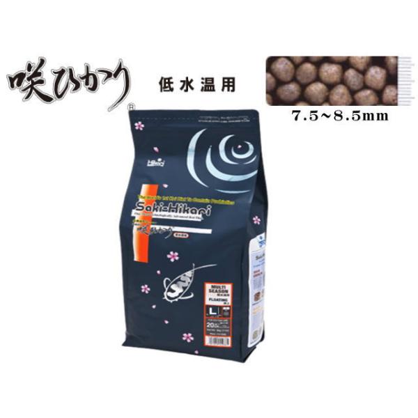 商品名：咲ひかり低水温用 浮上 （L） 5ｋｇ生菌剤（ひかり菌）を豊富に配合生菌剤とはヨーグルトのビフィズス菌のように腸内で働く「生きた菌」のことで、咲ひかりにはひかり菌（バチルス菌の1種）を豊富に配合しています。腸内にひかり菌が住み着き、...