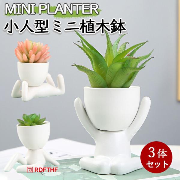 ガーデニング雑貨　飾り鉢　陶器　小人 aquadoor_2512zjm816
