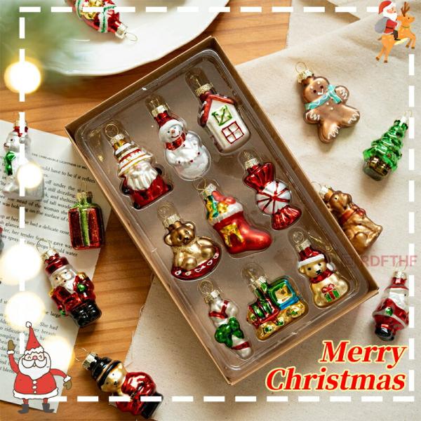 ◆【商品説明】[使用用途]【送料無料】オーナメント クリスマス ツリー ガラス製 クリスマスツリー サンタクロース 雪だるま おしゃれ かわいい おもしろ デコレーション 飾り 装飾 人気 北欧 Christmas ins[特徴]「最新型、...