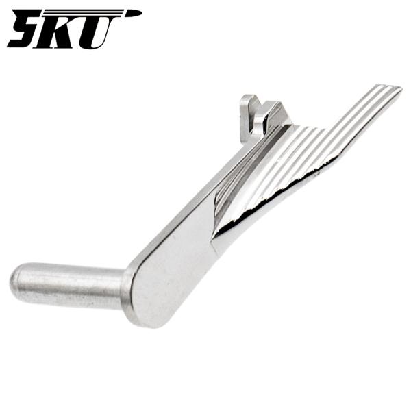5KU ステンレスエクステンドスライドストップ Type 1 (東京マルイ Hi-CAPA/1911) Silver