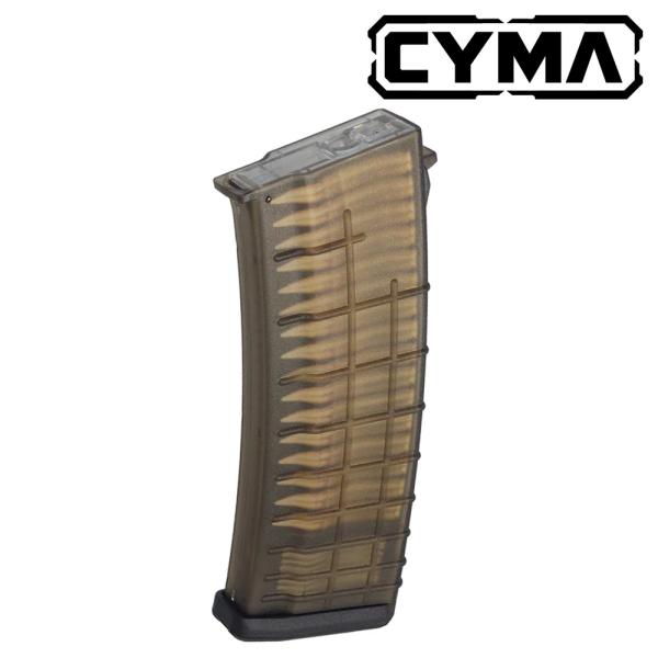 爆買 【限定特価】CYMA MPタイプ AK AEG用 170連マガジン BK