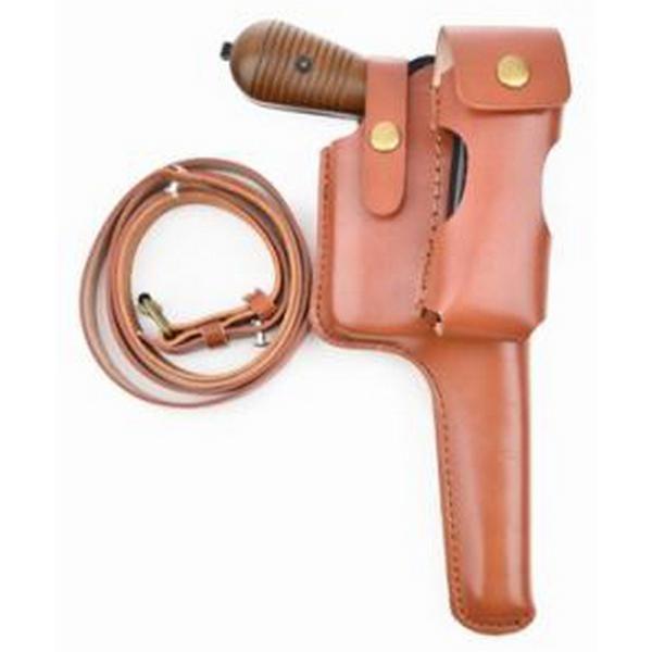 MIESSA モーゼル M712対応 レザーホルスター ストラップ付 ブラウン