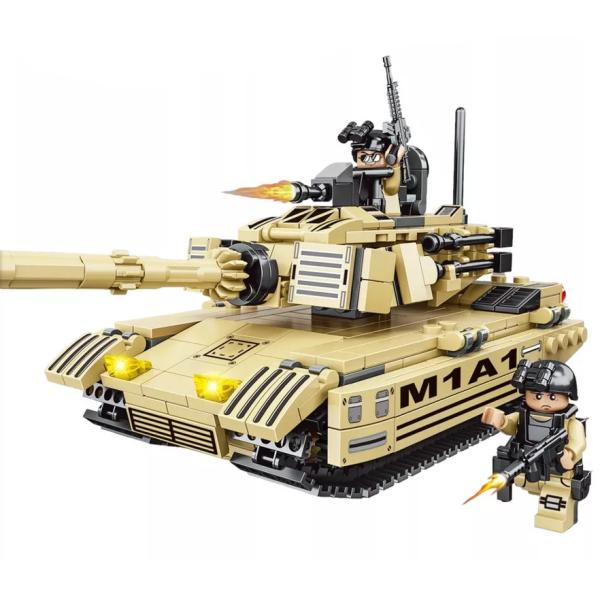 M1A1 エイブラムス 戦車タイプ 8in1 模型ブロック : ガンモール大阪