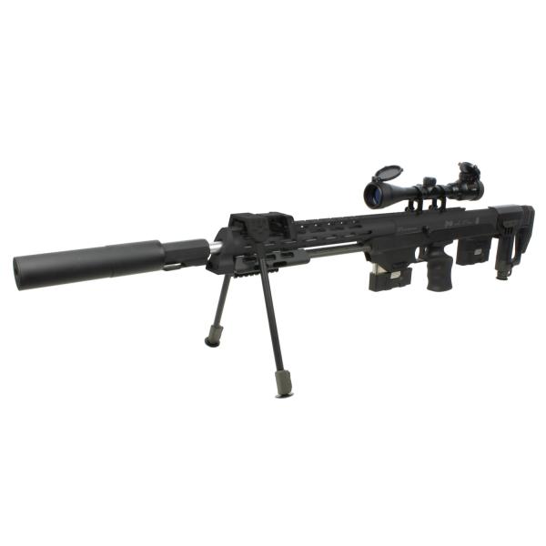 爆買 S&T DSR-1 ガスライフル BK ショートバレル【サイレンサー