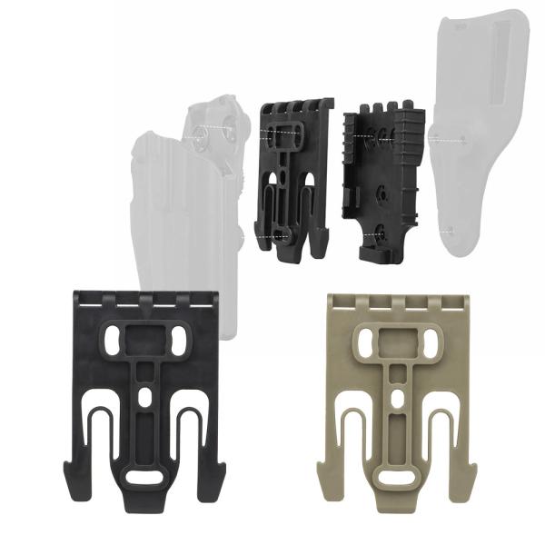 ・メーカー：WOSPORT・材質：ポリアセタール樹脂・サイズ：10.5*7*1.5CM・重量：0.038KG・総重量（パッケージ込み）：0.05KG・対応：サファリランドタイプ ホルスター / T.REXタイプ Kydexホルスター※組み込...