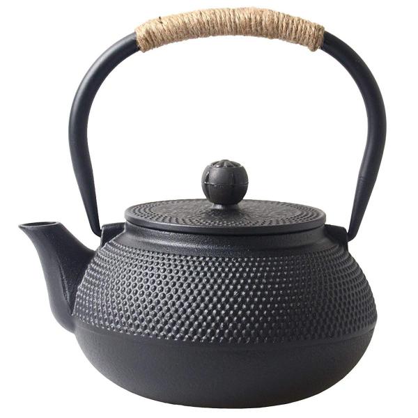 鉄瓶 南部鉄器 急須 鉄分補給 おしゃれ ティーポット 直火 Ih 対応 0 8l Pindo Com