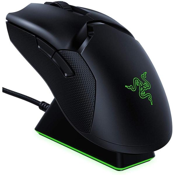 Razer Viper Ultimate ゲーミングマウス 高速無線 初売り 軽量 74g Focus センサー 8ボタン 光学スイッチ 充電スタンド付 Chroma 日本正規代理店保証品 000dpi