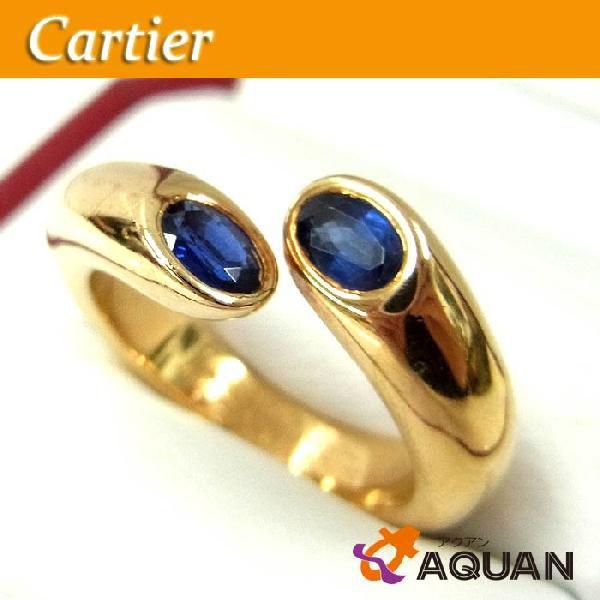 Cartier カルティエ エリプスドゥテッドリング K18 イエローゴールド 