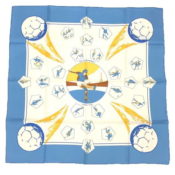 HERMES エルメス スカーフ カレ90 LVive les champions! ビバ 