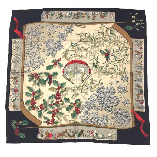 HERMES 超レア エルメス カシシル スカーフ カレ90 Neige d HERMES 超レア エルメス カシシル スカーフ カレ90 Neige d