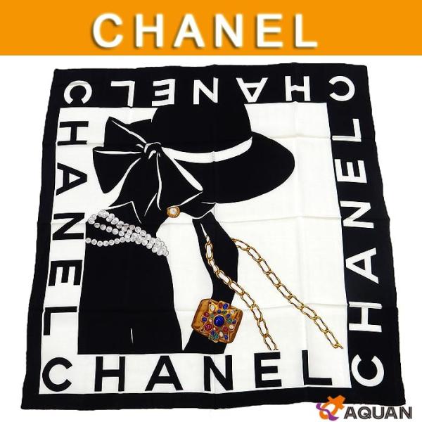 CHANEL シャネル CHANEL スカーフ カレ 大判スカーフ シルク 