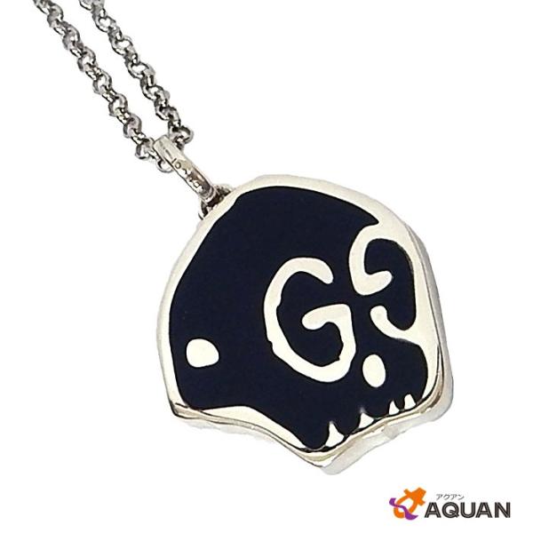 GUCCI GUCCI グッチ GHOST ゴースト ネックレス 459381 AG925 GUCCI GUCCI グッチ GHOST ゴースト ネックレス 459381 AG925