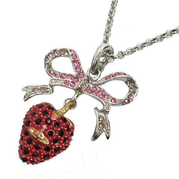 ネックレスbow viviennewestwood ネックレスいちごオーブ