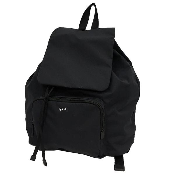 アニエスベーボヤージュ バックパック リュック ブラック 黒 aq7623-
