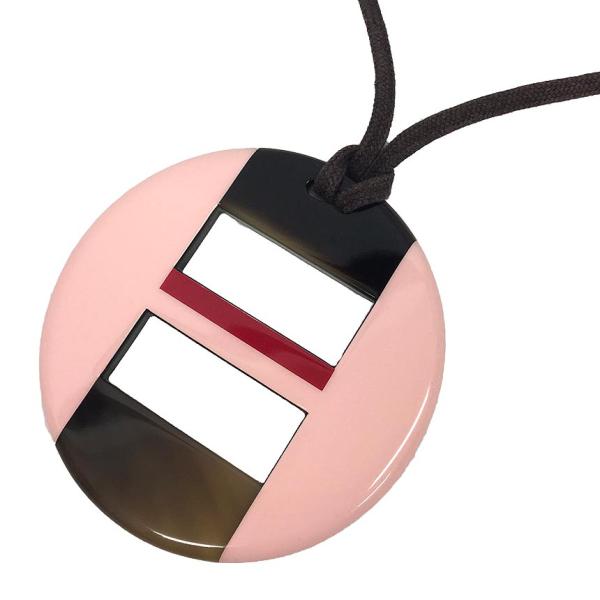 セール HERMES エルメス ペンダントネックレス バッファローホーン 