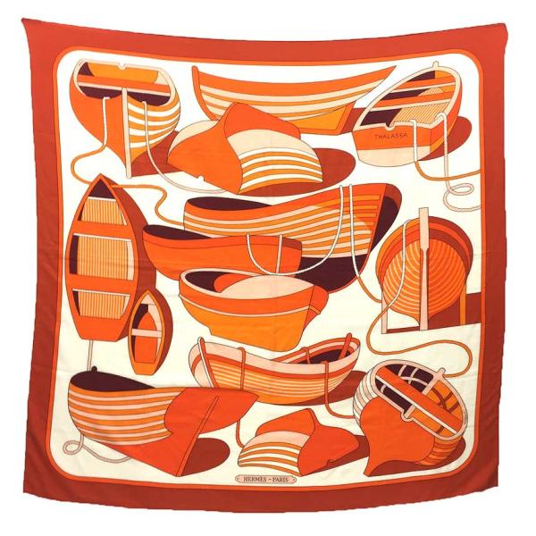 HERMES セール 希少 エルメス カレジェアン カレ140 THALASSA HERMES セール 希少 エルメス カレジェアン カレ140 THALASSA