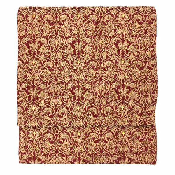 京やJ176 京都西陣織元 礼装用袋帯 正絹 袋帯 全通柄 天保14年創業川島  