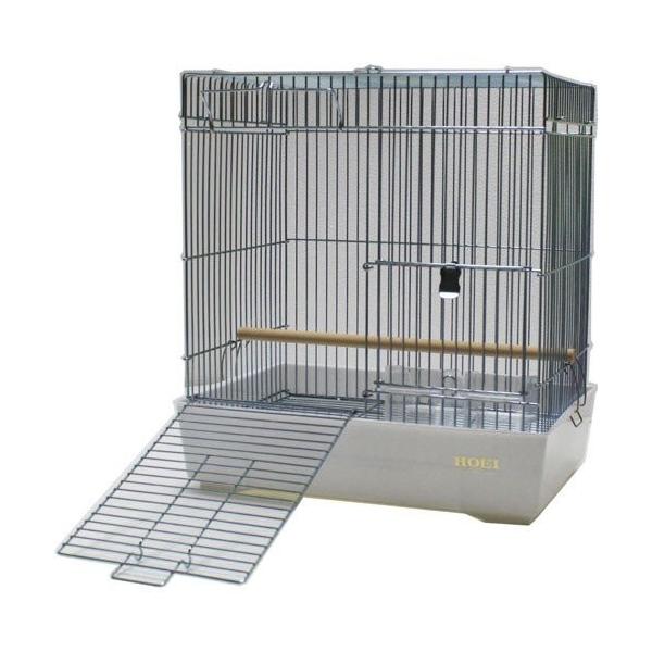 セキセイインコや文鳥等の手乗りにピッタリです。大きな扉がついているので遊び時間に自由に出入りができるようにしてあげましょう!!※網は、銀色メッキです。おすすめの鳥：小型インコ・文鳥・十姉妹など［仕様］： 銀色メッキピッチ：(線と線の間)11...