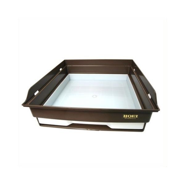 HOEI鳥ケージ　35用のプラスチック底です。引き出し付きです。※水漏れ防止枠（シャッター付）・脚付きフン切り網は付属していません。【サイズ】360×410×125mm■対応ケージ（幅370×奥行き415mmのケージ）：　　　　　　・35角...