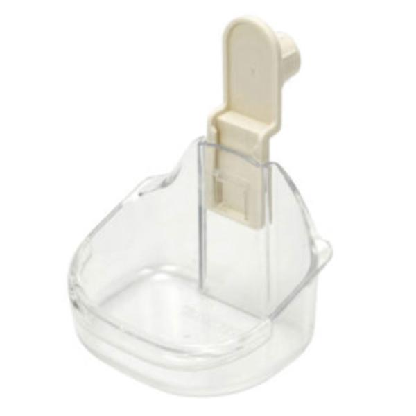 固定ができるイージー食器に待望の浅型タイプが新登場。清潔感があり、中の状態が確認しやすい透明食器。食器の着脱は簡単で、ジョイント部から軽くスライドさせるだけ！食器を上下に調整できるので、ベースの深いサンコーシャトルケージにも設置可能。浅型・...