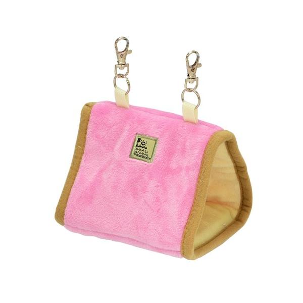 小鳥用の布製ベッドです。すっぽり入ってリラックス！ゆらゆら揺れて落ち着くベッドです。爪にやさしいなめらか上質ボア生地を使用しています。冬の防寒にも最適です。つりさげ金具付※素材の特性上、サイズは目安で、一定ではありません。※幼鳥時には使用し...