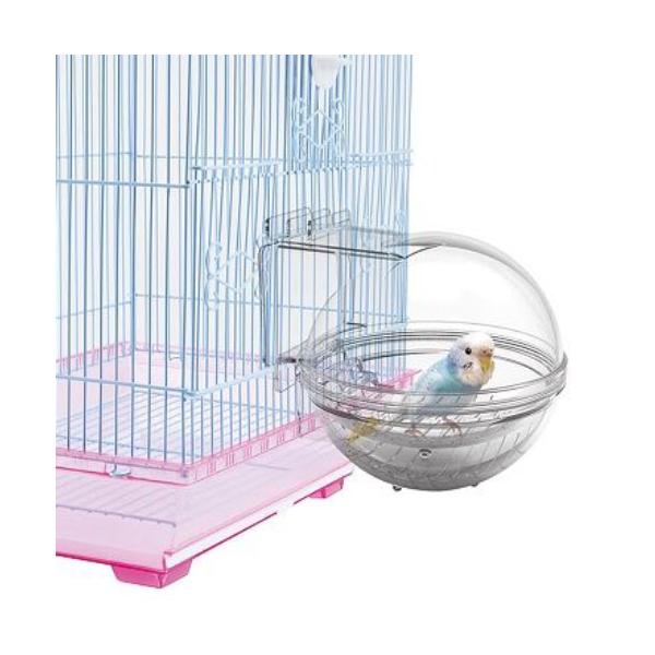 文鳥、セキセイインコ、コザクラインコ、ジュウシマツなどは水浴びが大好きです。特に春から秋にかけて毎日水浴びです。鳥かごのスライド扉に取り付けられて便利です。カプセル状ですので水の飛び散りもありません。小鳥の体格や種類によって、浅めのバスタブ...