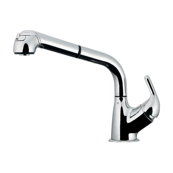 カクダイ シングルレバー引出し混合栓 118-039 (水栓金具) 価格