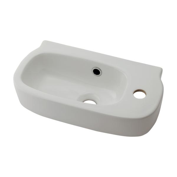 カクダイ（KAKUDAI） CL-WB8518W 壁掛手洗器 Claytan（クレイタン