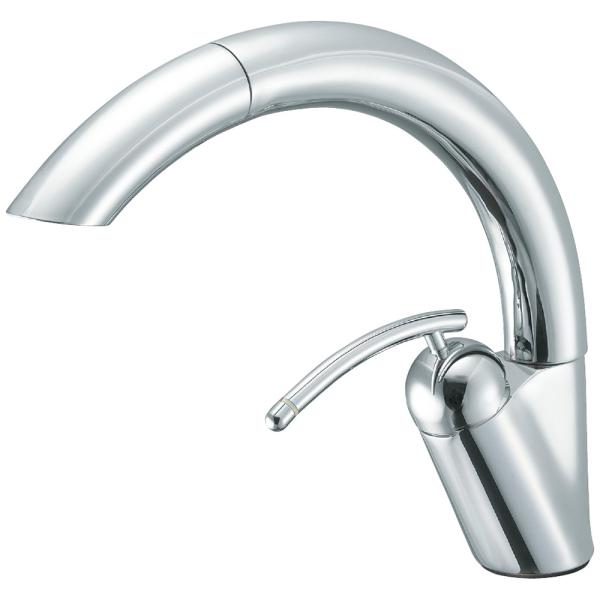 SANEI K8790JV-13 三栄水栓 シングルワンホールスプレー混合栓