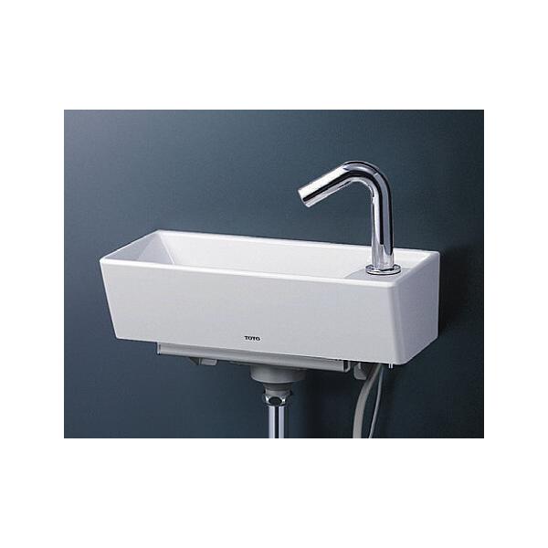TOTO壁掛手洗器（新古品） TOTO LSW50AP TOTO 壁掛手洗器（角形） 自動水栓 発電タイプ 壁給水
