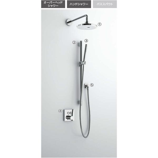Toto ホテル用 埋め込み形シャワー 2方向吐水切り替え オーバーヘッドシャワー ハンドシャワー セット Showerset02 01 アクアshop 通販 Yahoo ショッピング