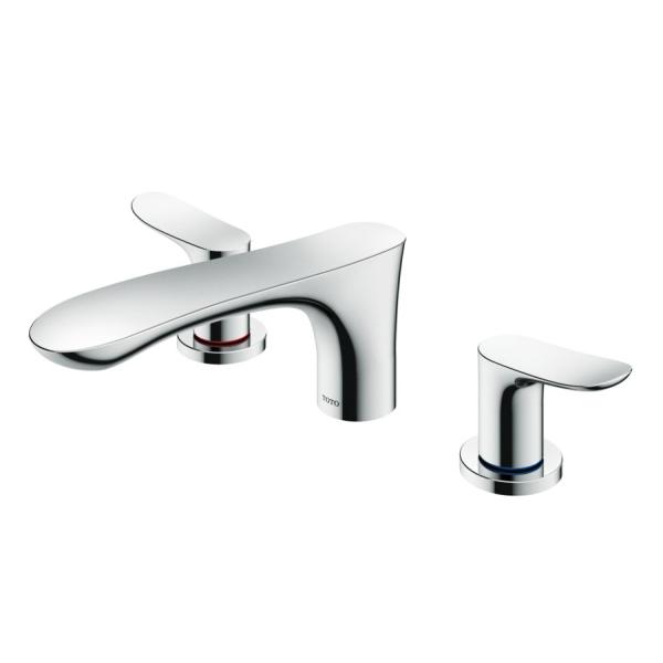 TOTO 台付2ハンドル混合水栓(埋込、整流、共用) TBG01201JA (水 TOTO 台付2ハンドル混合水栓(埋込、整流、共用) TBG01201JA (水