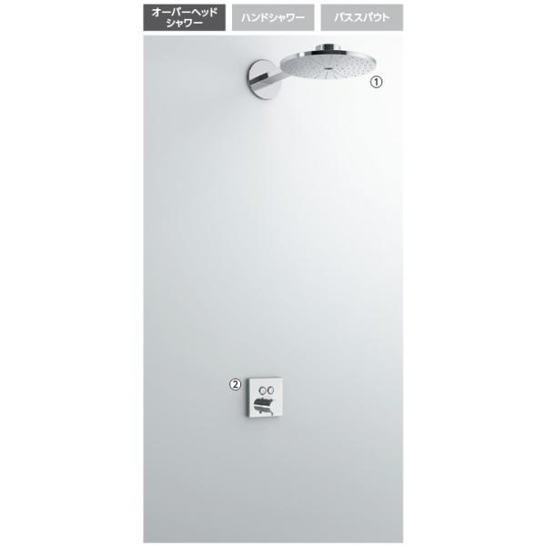 TOTO TBW07004Jセット（1方向吐水） TOTO ホテル用 埋め込み形