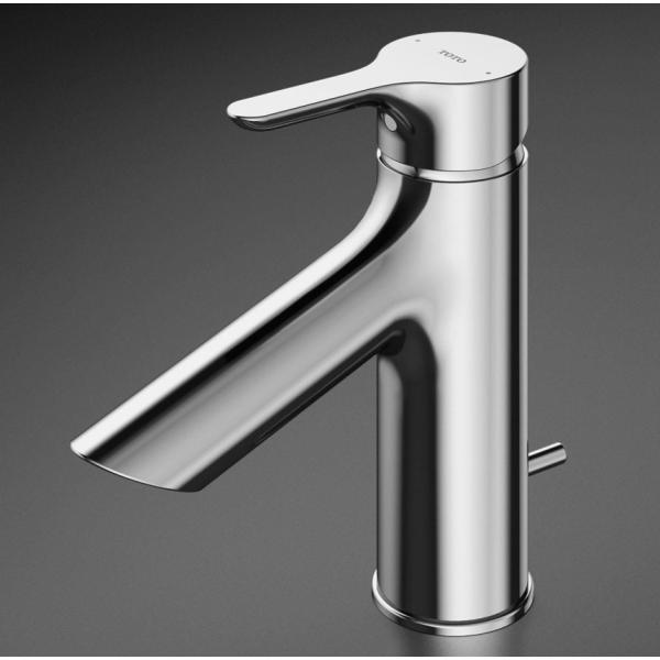 TOTO TLS01302JA TOTO 台付シングル混合水栓 ワンプッシュ式 : アクア