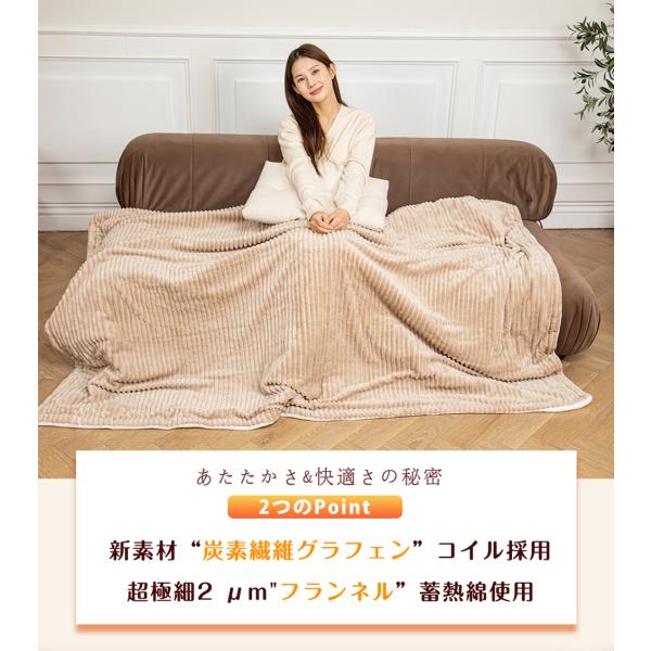 �y���K�i�z�d�C�ѕz �|���~�� 190*130cm �Ђ��|�� �t�����l�� �d�C�~�ѕz �^�C�}�[�t�� �_�j�ގ� 6�i�K���x �d�C�Ђ��|�� ���|�� �G�|�� �~�� �d�C�u�����P�b�g ���i�摜3