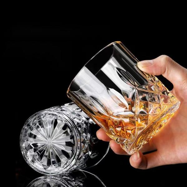 300ml ウイスキーグラス ロックグラス ブランデーグラス ウイスキー　　２個セット クリスタルグラス コップ ビアグラス クリア グラス  ショットグラス