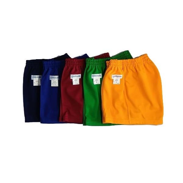 スクールユニ　6660　ショートパンツ身頃素材　ポリエステル95％・綿5％ピンタック有、後ろ貼り付け丸型ポケット１つ付、ウエスト3本ゴム使用画像と実際の商品多少色が異なります。