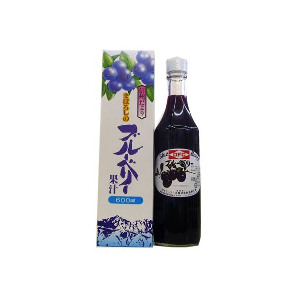 ブルーベリー果汁 信州便り（600ml）×12本