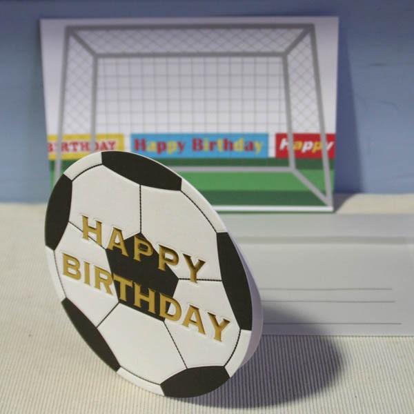 バースデーカード サッカー ハッピーバースデーゴール ボール型誕生日カード ネコポス可 Cd Gk 4006 和歌山産フルーツのケーキarancia 通販 Yahoo ショッピング