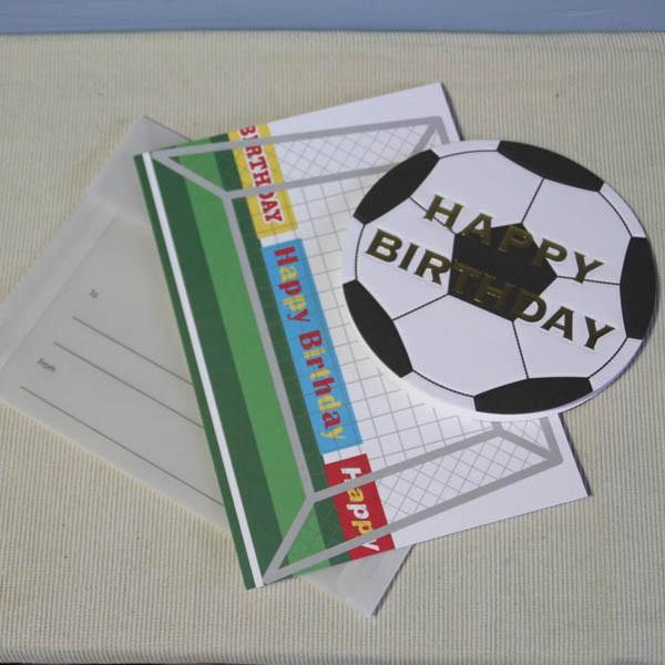 バースデーカード サッカー ハッピーバースデーゴール ボール型誕生日カード ネコポス可 Buyee Buyee Japanese Proxy Service Buy From Japan Bot Online