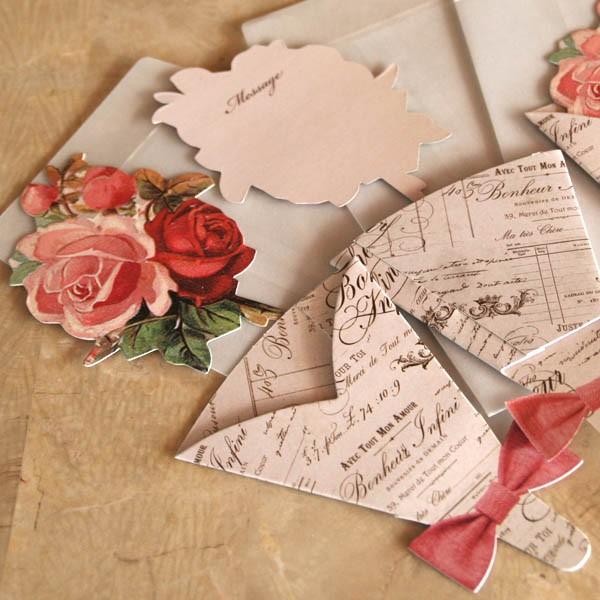 ブーケ型ミニメッセージカード ローズ ピンクのバラの花束型の多目的カード ネコポス可 Buyee Buyee Japanese Proxy Service Buy From Japan Bot Online