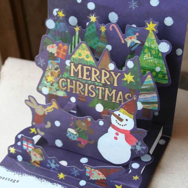 立体クリスマスカード Colobockle Christmas Pop Up Card 森の動物とドワーフのメリークリスマス ネコポス可 Cd Xm Ap Xc 和歌山産フルーツのケーキarancia 通販 Yahoo ショッピング